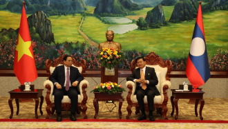 President Thongloun receives Vietnamese PM Pham Minh Chinh 